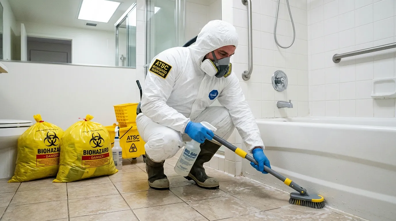 Decontamination equipment deployed for Blood Cleanup in Ione